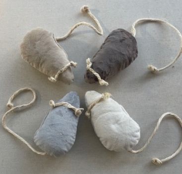 Kräutermaus am Sisalband XXL